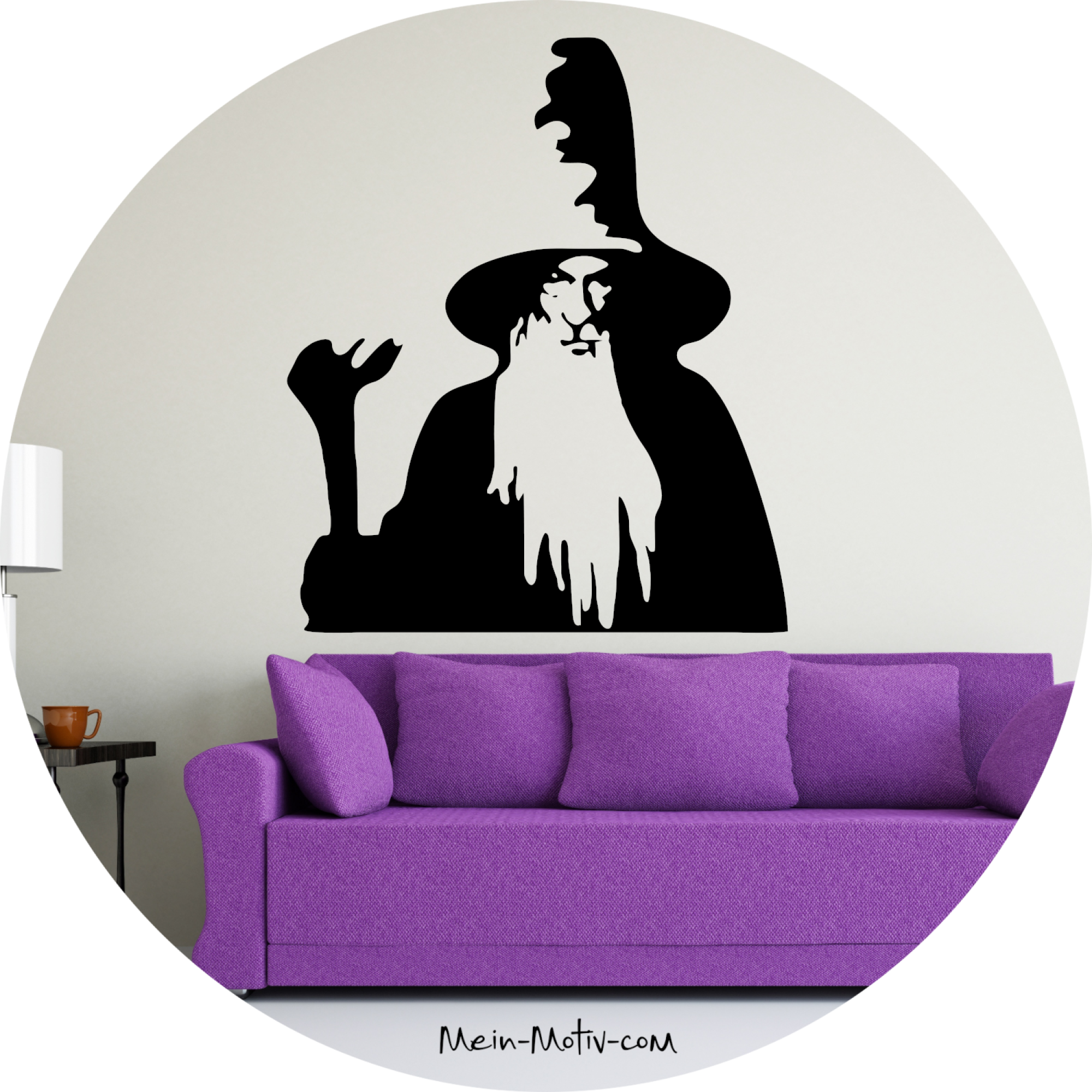 Wandtattoo 46230 Herr der Ringe Gandalf Silhouette